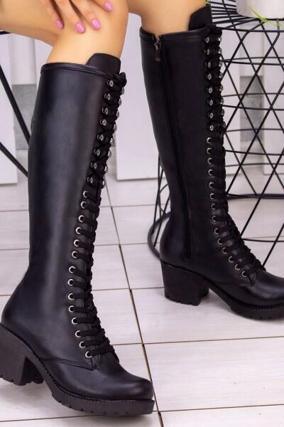 Robina Siyah Cilt Çizme