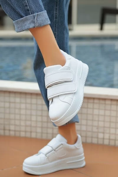 Marx Beyaz Cilt Spor Ayakkabı Marx Beyaz Cilt Spor Ayakkabı