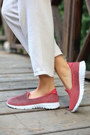 Enox Fuşya Streş Babet Ayakkabı