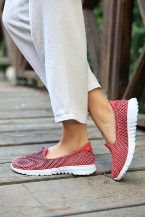 Enox Fuşya Streş Babet Ayakkabı