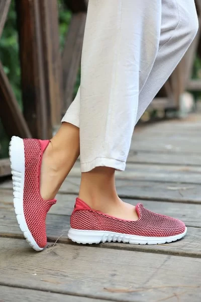 Enox Fuşya Streş Babet Ayakkabı Enox Fuşya Streş Babet Ayakkabı