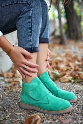 Zeon Yeşil Süet Bot Zeon Yeşil Süet Bot