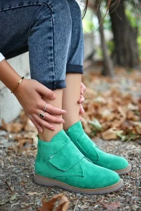 Zeon Yeşil Süet Bot Zeon Yeşil Süet Bot