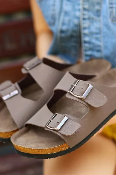 Rıno Kahverengi  Nubuk Terlik