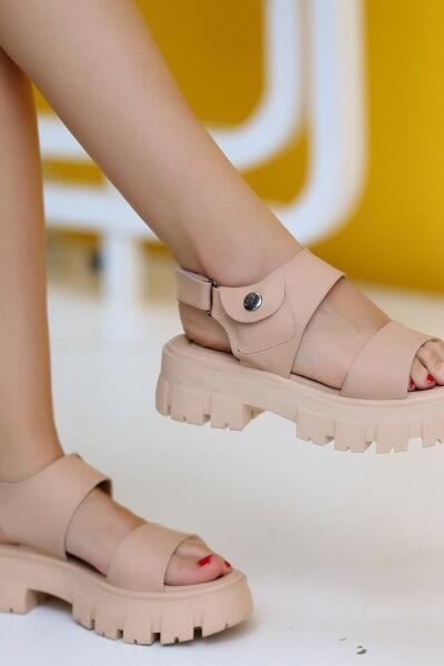 Avax Nude Cilt Sandalet Avax Nude Cilt Sandalet