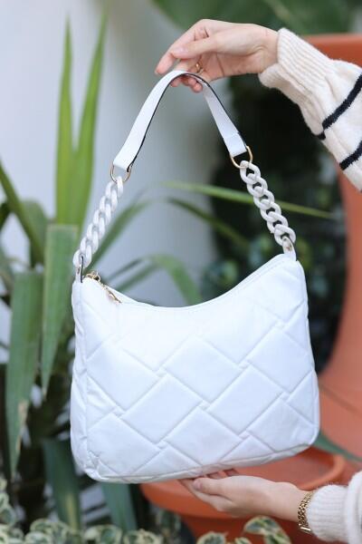 Elien Beyaz Cilt Çanta Elien Beyaz Cilt Çanta