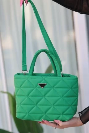 Menti Yeşil Cilt Çanta