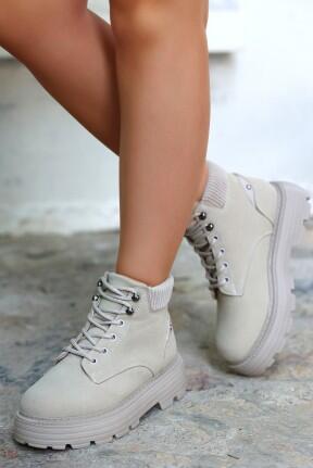 Olinda Bej Nubuk Bağcıklı Bot Olinda Bej Nubuk Bağcıklı Bot