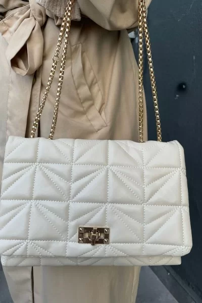 Larsa Bej Cilt Çanta Larsa Bej Cilt Çanta