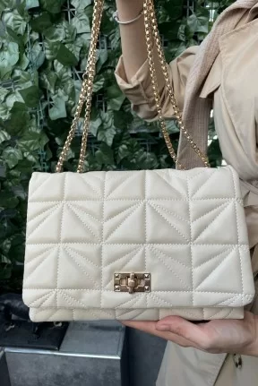 Larsa Bej Cilt Çanta Larsa Bej Cilt Çanta