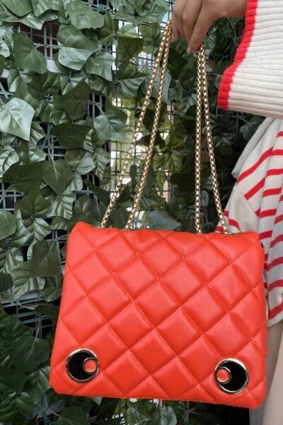 Oksa Turuncu Cilt Çanta