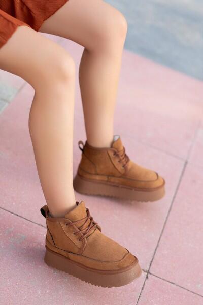 Davina Taba Süet Bağcıklı Bot Davina Taba Süet Bağcıklı Bot