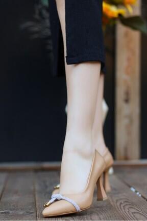 Polina Nude Cilt Stiletto Ayakkabı