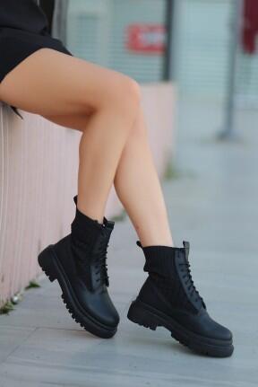 Utag Siyah Cilt Bağcıklı Bot Utag Siyah Cilt Bağcıklı Bot