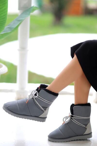 Cora Gri Bağcıklı Bot Cora Gri Bağcıklı Bot