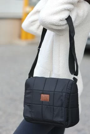 Dina Siyah Paraşüt Çanta