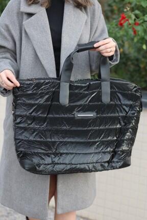 Sadie Siyah Paraşüt Çanta