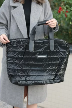 Sadie Siyah Paraşüt Çanta