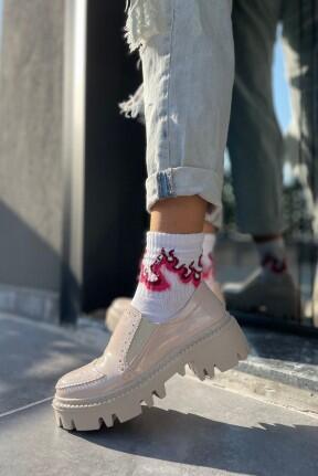 Hote Bej Rugan Oxford Ayakkabı