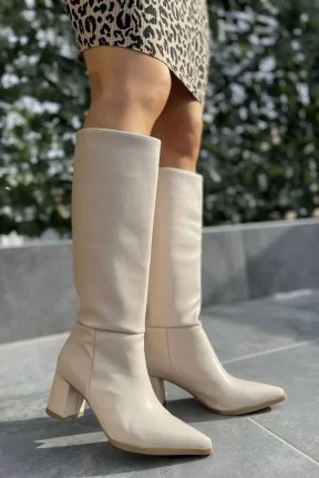 Johan Bej Cilt Topuklu Çizme