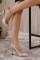 Nilda Bej Cilt Topuklu Ayakkabı