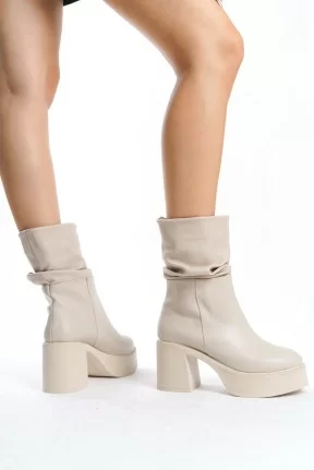 Milda Bej Cilt Körüklü Bot