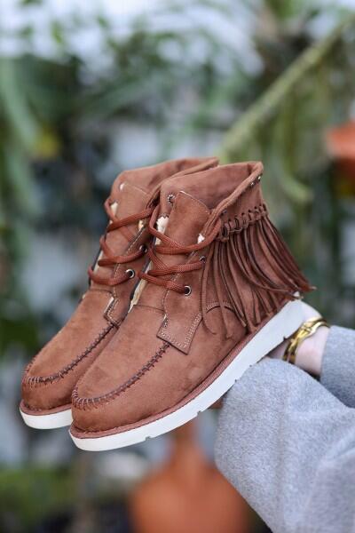 Trula Taba Süet Bağcıklı Bot Trula Taba Süet Bağcıklı Bot