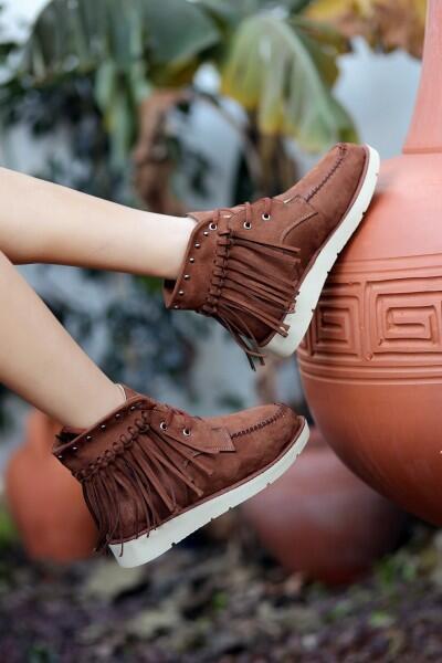 Trula Taba Süet Bağcıklı Bot Trula Taba Süet Bağcıklı Bot