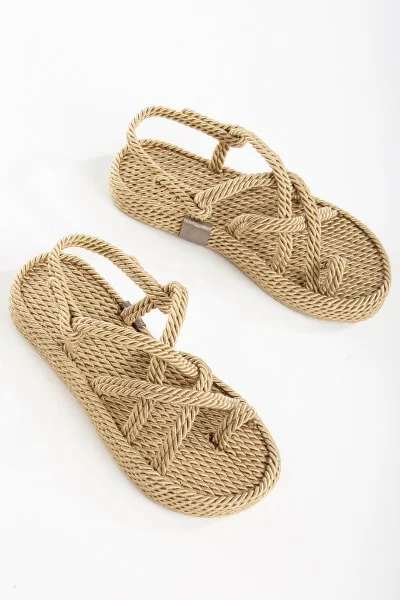 Fore Gold Halatlı Sandalet Fore Gold Halatlı Sandalet