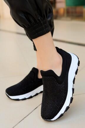 Mıry Siyah Streç Spor Ayakkabı Mıry Siyah Streç Spor Ayakkabı