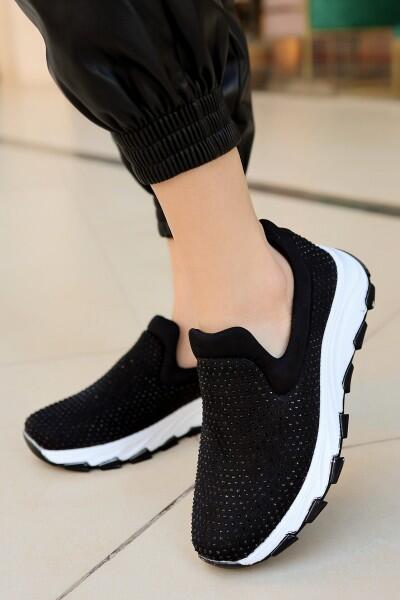 Mıry Siyah Streç Spor Ayakkabı Mıry Siyah Streç Spor Ayakkabı