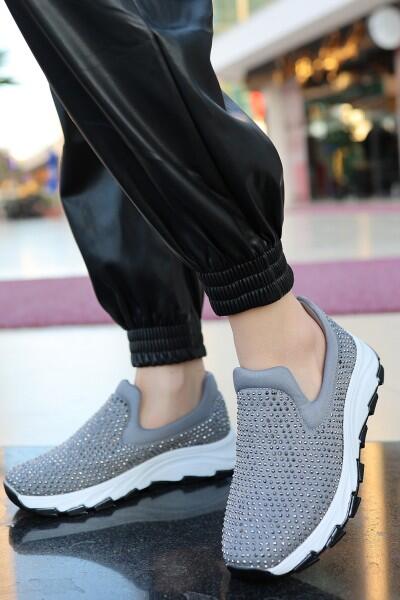 Mıry Gri Streç Spor Ayakkabı Mıry Gri Streç Spor Ayakkabı