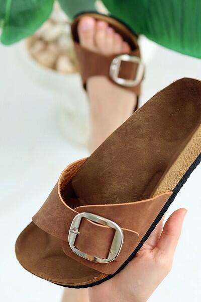 Zooy Taba Nubuk Terlik Zooy Taba Nubuk Terlik