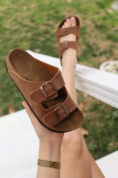 Rıno Taba Nubuk Terlik Rıno Taba Nubuk Terlik