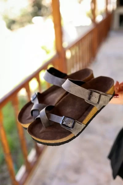 Opil Gri Nubuk Terlik Opil Gri Nubuk Terlik