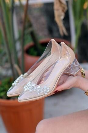 Tammy Nude Cilt Şeffaf Topuklu Ayakkabı Tammy Nude Cilt Şeffaf Topuklu Ayakkabı