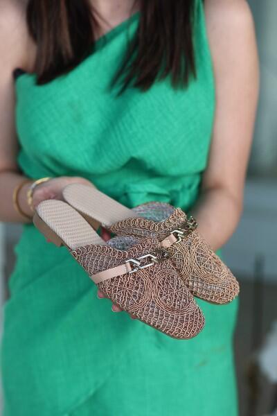 Emery Vizon Örgülü Terlik Emery Vizon Örgülü Terlik