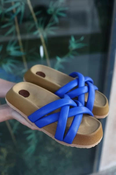 Tenda Mavi Cilt Terlik Tenda Mavi Cilt Terlik