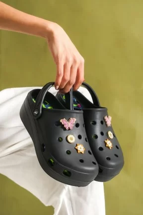 Mima Siyah Dolgu Topuk Terlik Mima Siyah Dolgu Topuk Terlik