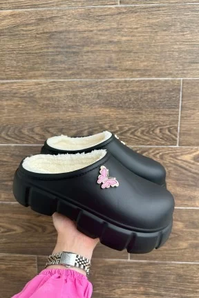 Jiji Siyah Dolgu Topuk Terlik Jiji Siyah Dolgu Topuk Terlik