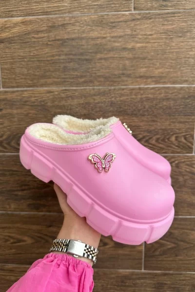 Jiji Pembe Dolgu Topuk Terlik