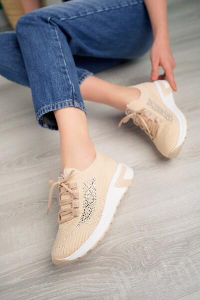 Edne Bej Triko Bağcıklı Spor Ayakkabı