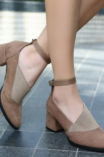 Rosla Vizon Süet Bootie Ayakakbı Rosla Vizon Süet Bootie Ayakakbı