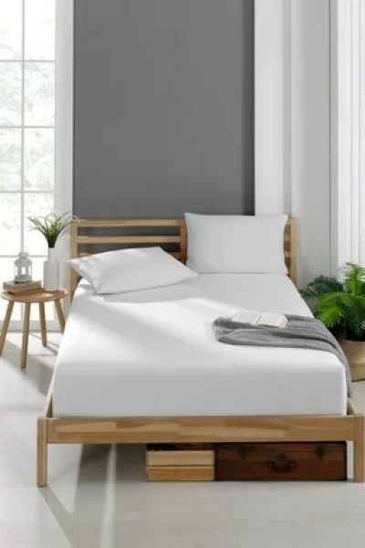 ValeziumAkfil Kumaş Lastikli Fıtted Yastıklı Çarşaf Seti