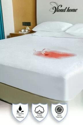 Vionel Home%100 Pamuk, Full Kenar Fitted Sıvı Geçirmez ,tek, Çift Kişilik Bebek Yatak Koruyucu Çarşaf Alez Vionel Home%100 Pamuk, Full Kenar Fitted Sıvı Geçirmez ,tek, Çift Kişilik Bebek Yatak Koruyucu Çarşaf Alez