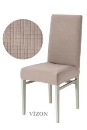 uytmLikra Kumaşlı Sandalye Örtüsü , Yıkanabilir Sandalye Kılıfı 1adet Vizyon