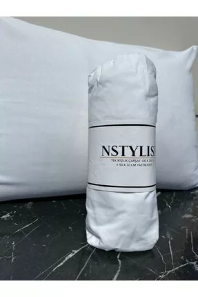 StylishTEK KİŞİLİK ÇARŞAF 100X200 + YASTIK KILIFI 50X70 StylishTEK KİŞİLİK ÇARŞAF 100X200 + YASTIK KILIFI 50X70