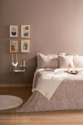 OdamodaMia Çift Kişilik Yatak Örtüsü Takımı Bej Günlük Çok Amaçlı Pike Örtü Seti - Şık Kutu Ve Paket OdamodaMia Çift Kişilik Yatak Örtüsü Takımı Bej Günlük Çok Amaçlı Pike Örtü Seti - Şık Kutu Ve Paket