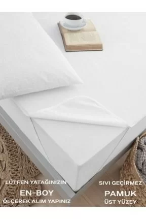 VESSİNOHOMEAlez Pamuklu Su Sıvı Geçirmez 4 Köşe Beyaz Yatak Koruyucu Tek Çift Kişilik Terletmeyen Yatak Alezi VESSİNOHOMEAlez Pamuklu Su Sıvı Geçirmez 4 Köşe Beyaz Yatak Koruyucu Tek Çift Kişilik Terletmeyen Yatak Alezi