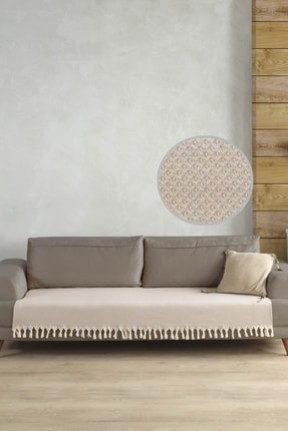 LADYNİLYıldız Oturma Yerini Kapatan Koltuk Örtüsü Bej 115x200 LADYNİLYıldız Oturma Yerini Kapatan Koltuk Örtüsü Bej 115x200